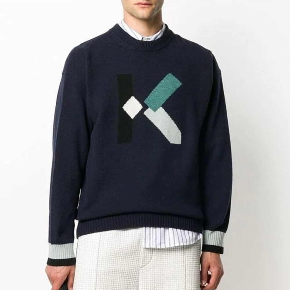 Kenzo K Intarsia Sweater S